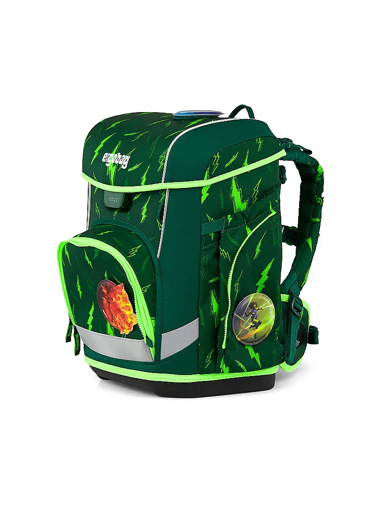ERGOBAG | Set de cartables 5 pièces CUBO LIGHT 2026 | Vert foncé