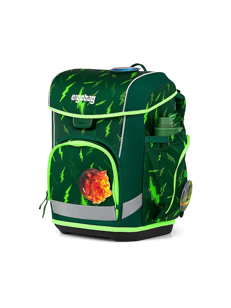 ERGOBAG | Set de cartables 5 pièces CUBO LIGHT 2026 | Vert foncé