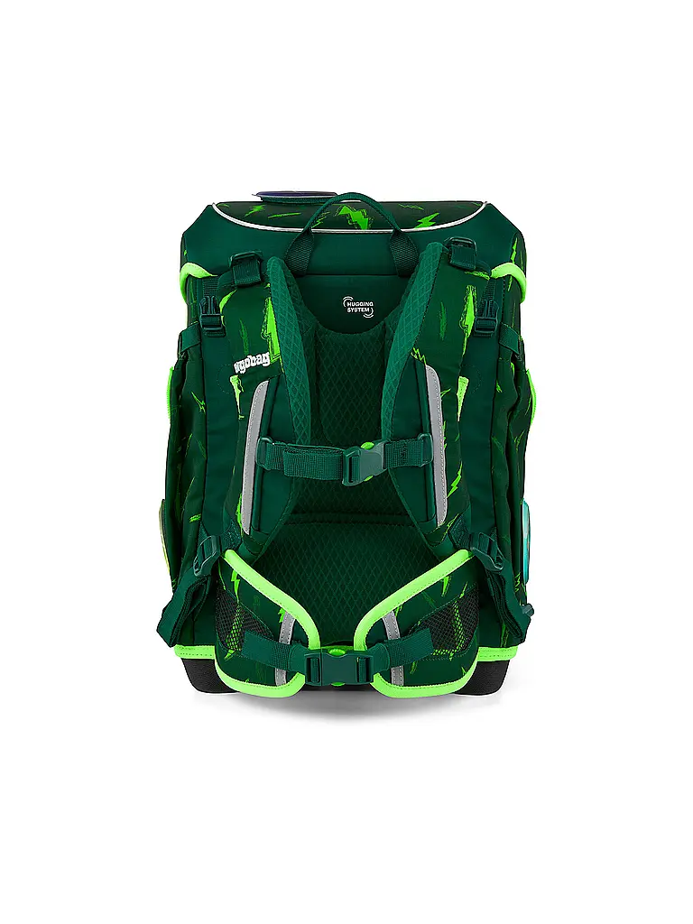 ERGOBAG | Set de cartables 5 pièces CUBO LIGHT 2026 | Vert foncé