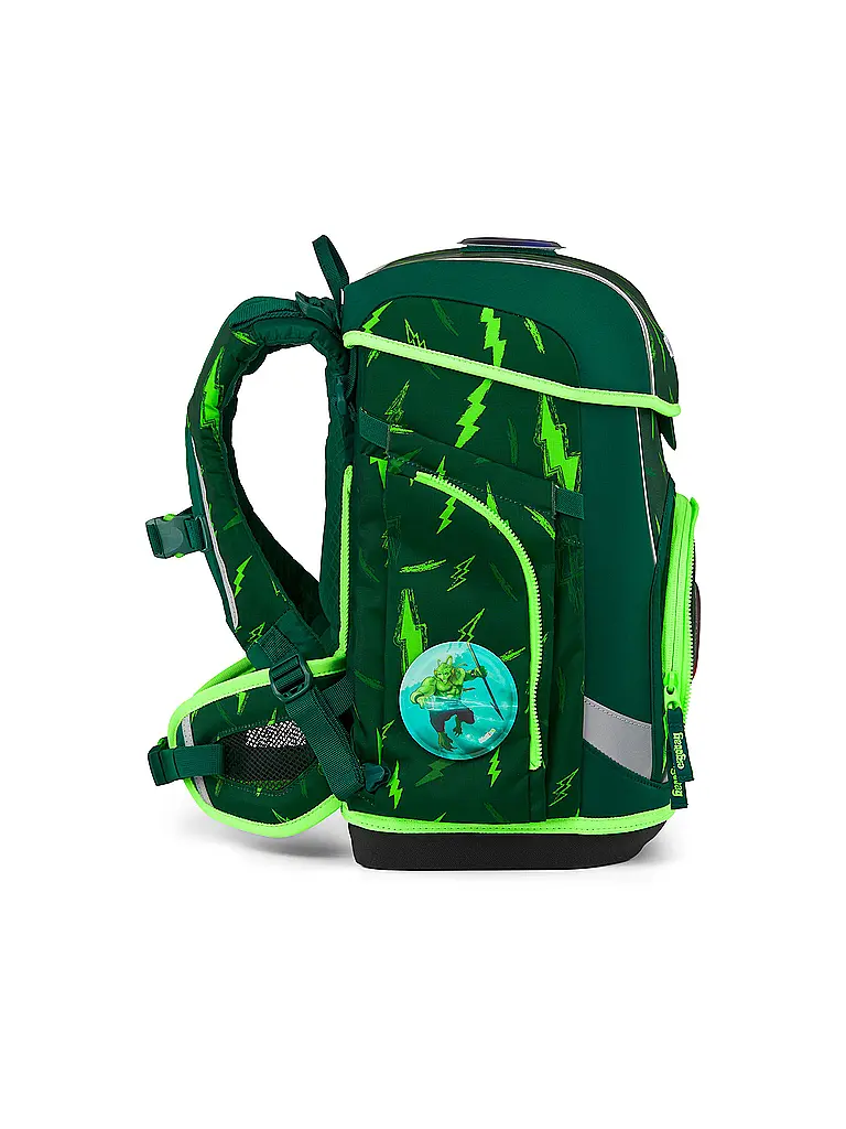 ERGOBAG | Set de cartables 5 pièces CUBO LIGHT 2026 | Vert foncé