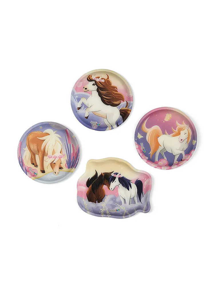 ERGOBAG | Set de cartables 5 pièces CUBO LIGHT PonyBäradies | Lilas