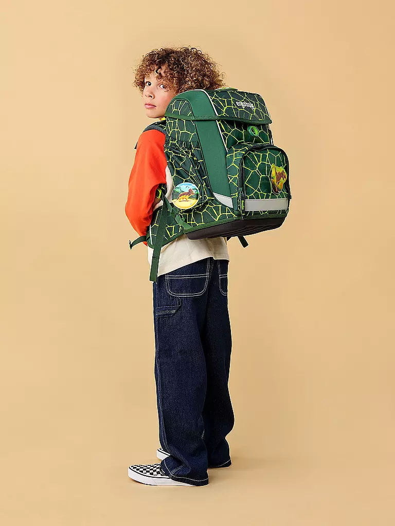 ERGOBAG | Set de cartables 5 pièces CUBO | Vert foncé