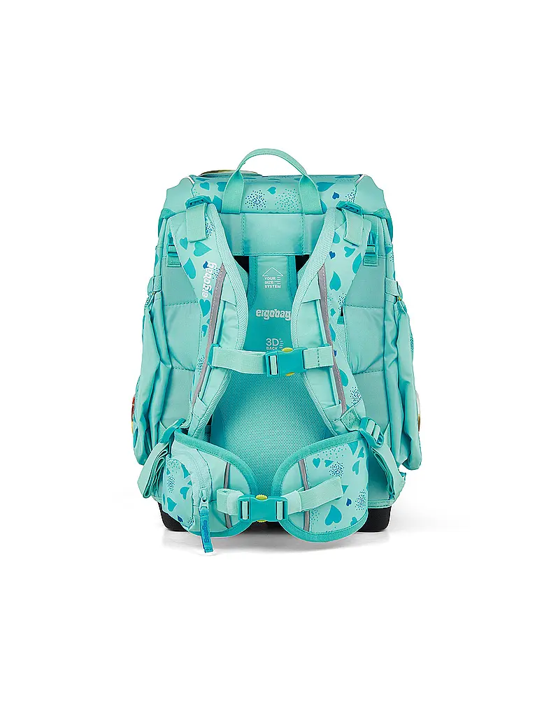 ERGOBAG | Set de cartables 5 pièces CUBO | Turquoise
