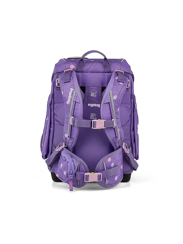 ERGOBAG | Set de cartables 5 pièces CUBO | Lilas