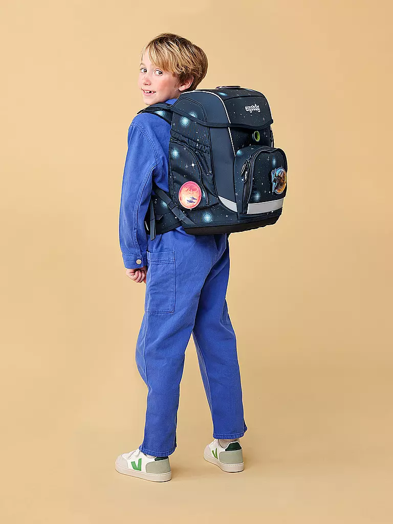 ERGOBAG | Set de cartables 5 pièces CUBO | Bleu foncé