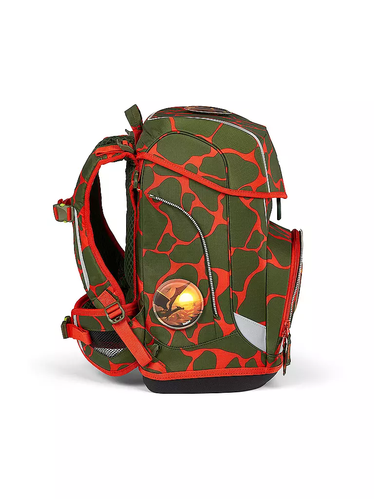 ERGOBAG | Set de cartables 6 pièces CUBO Light Lumi - FeuerspeiBär | Olive