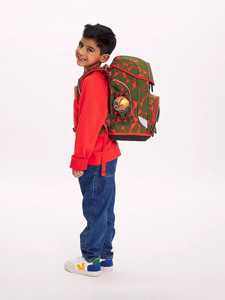 ERGOBAG | Set de cartables 6 pièces CUBO Light Lumi - FeuerspeiBär | Olive