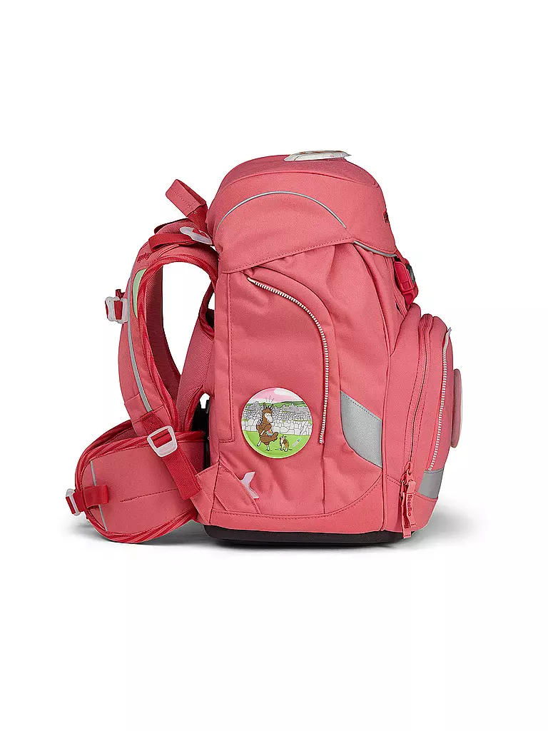 ERGOBAG | Set de cartables 6 pièces Lamas en pyjama | Rose