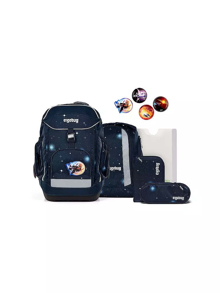 ERGOBAG | Set de cartables 6 pièces MAXI KoBärnikus | Bleu foncé
