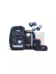 ERGOBAG | Set de cartables 6 pièces MAXI Reflex Glow - PhantBärsiewelt | Bleu foncé