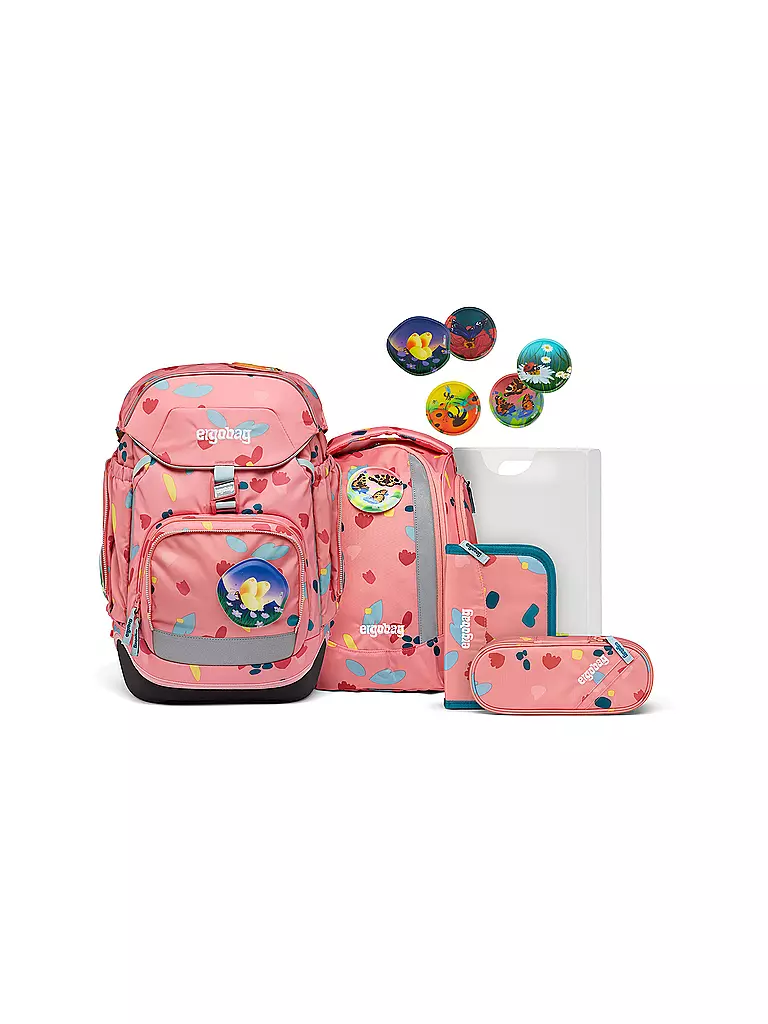 ERGOBAG | Set de cartables 6 pièces PACK - ZitronenfaltBär | koralle