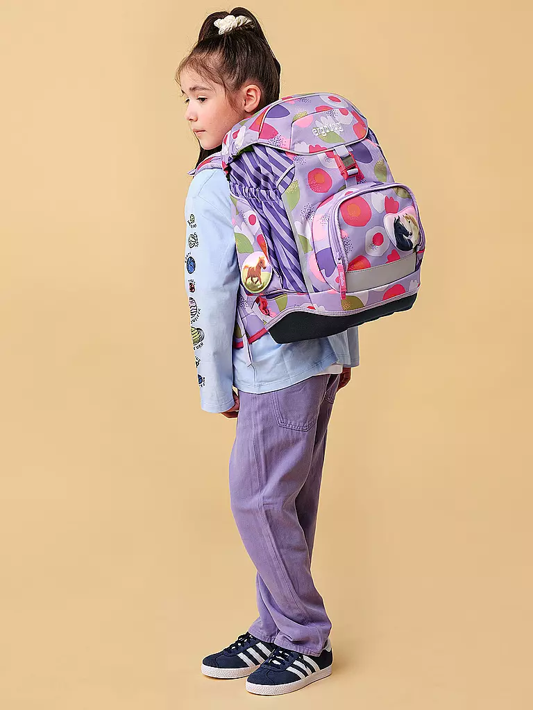 ERGOBAG | Set de cartables 6 pièces PACK BlütenzauBär | Lilas