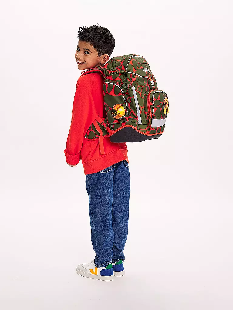 ERGOBAG | Set de cartables 6 pièces PACK Lumi - FeuerspeiBär | Olive