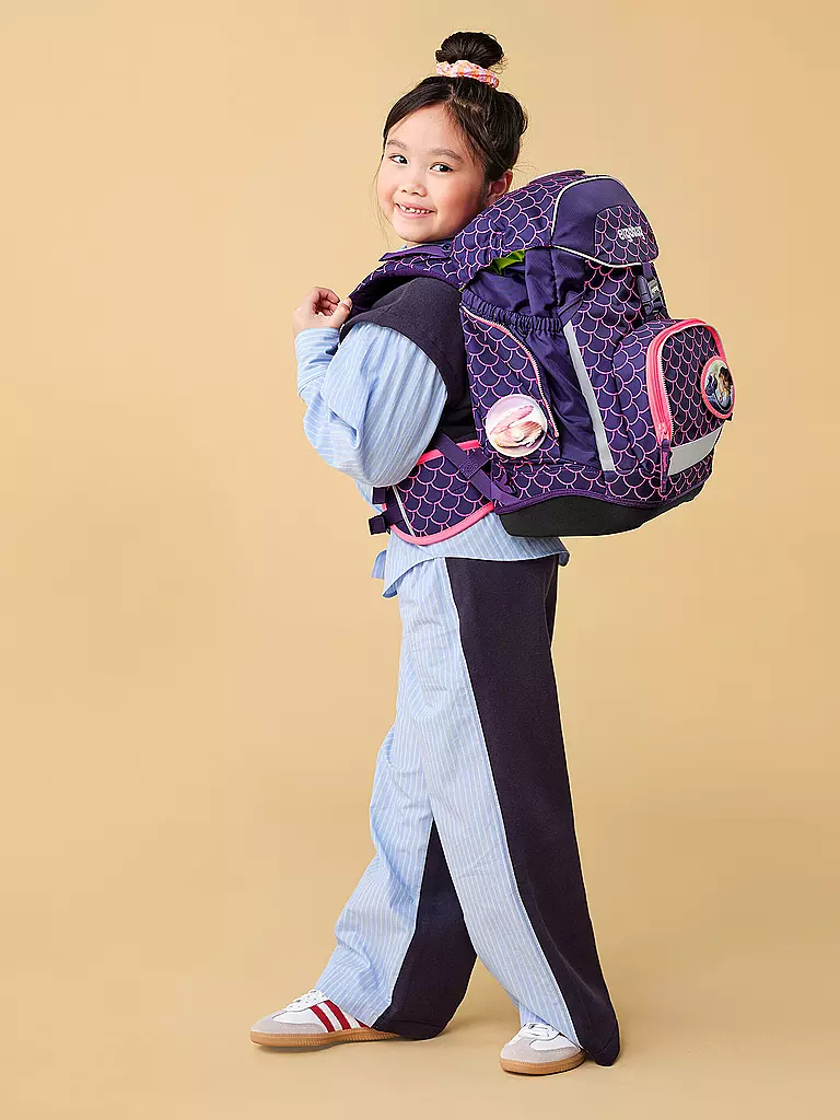 ERGOBAG | Set de cartables 6 pièces PACK PerlentauchBär | Lilas