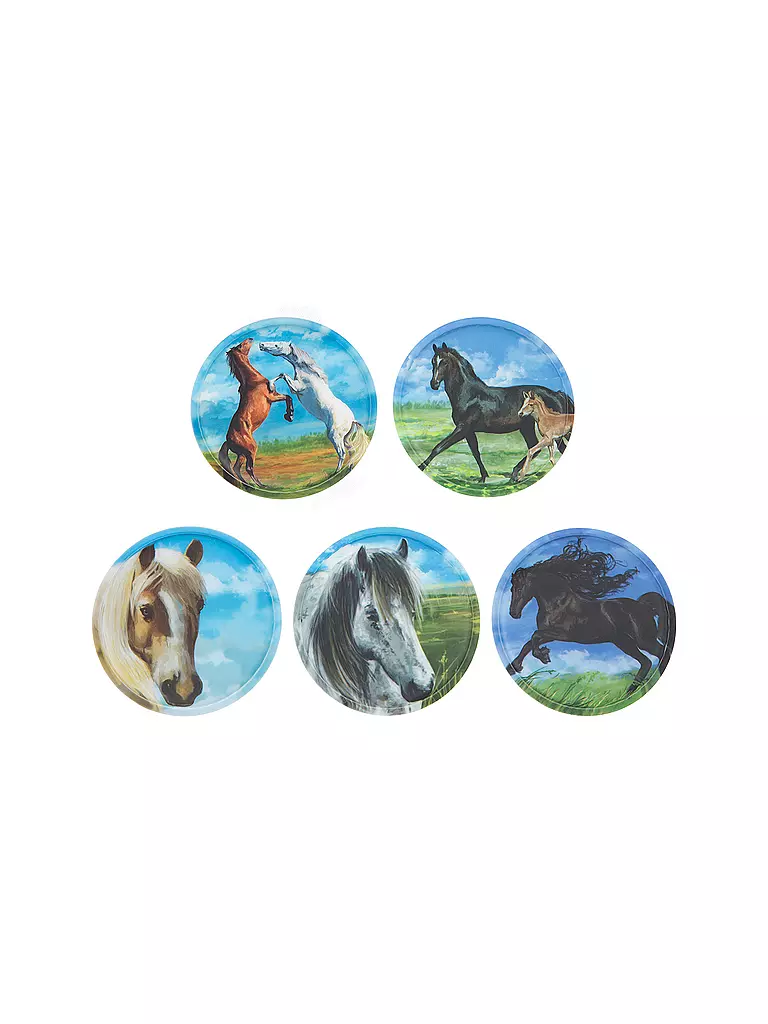 ERGOBAG | Set de Kletties "Chevaux" | bunt