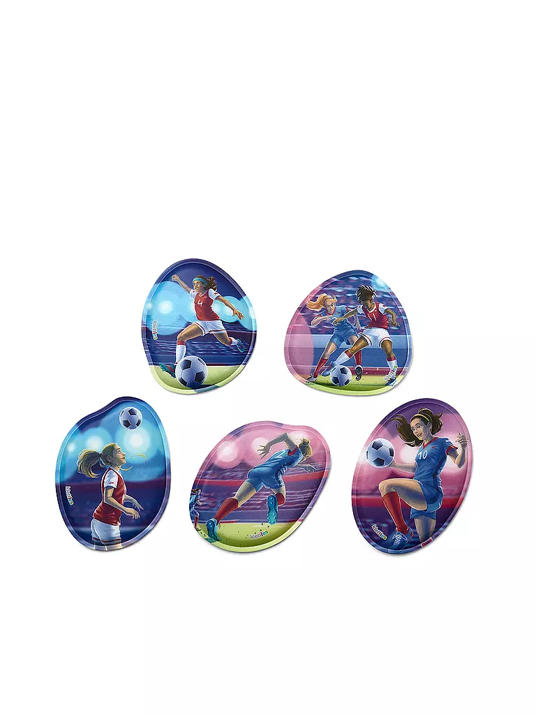 ERGOBAG | Set de Kletties Contour 5 pièces Reine du football | blau
