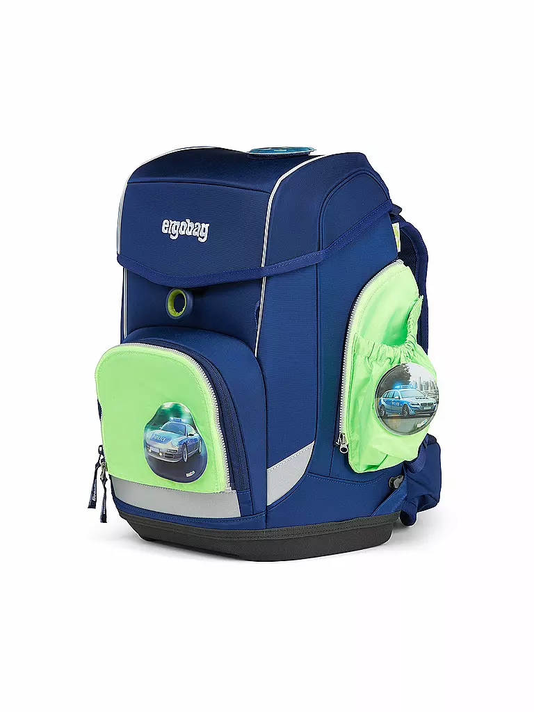 ERGOBAG | Set de poches latérales zippées vert | Vert clair