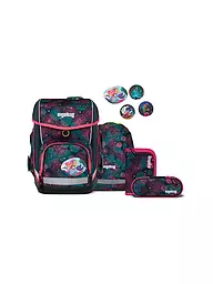 ERGOBAG | Set de sac à dos scolaire 5 pièces Cubo KorallenBär | Noir