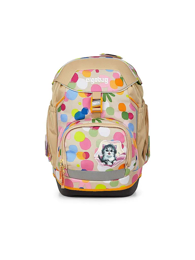 ERGOBAG | Set de sac à dos scolaire 6 pièces Flower PowBär 2026 | Beige