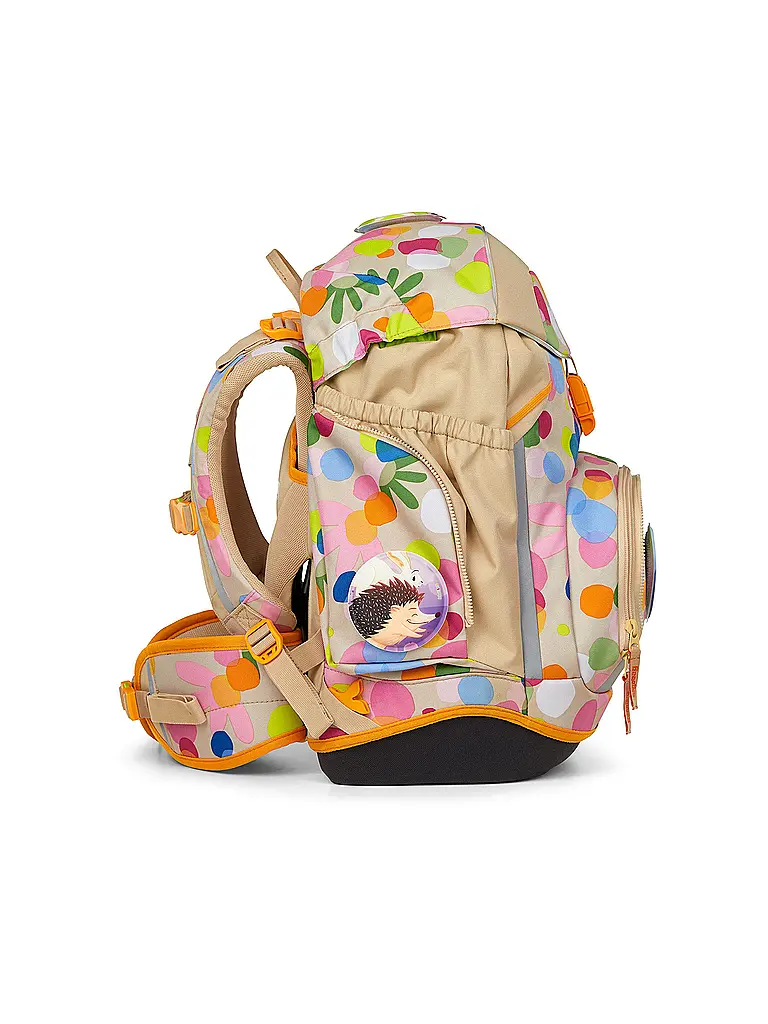 ERGOBAG | Set de sac à dos scolaire 6 pièces Flower PowBär 2026 | Beige