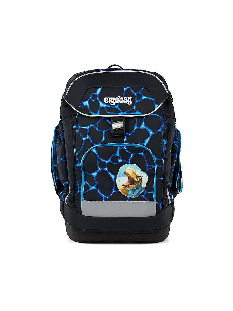 ERGOBAG | Set de sac à dos scolaire 6 pièces Maxi Bärassic Garden | Noir