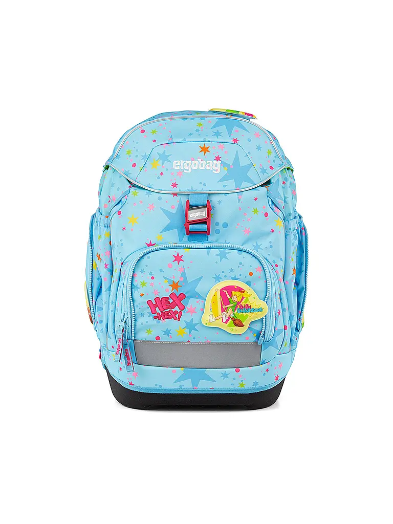 ERGOBAG | Set de sac à dos scolaire 6 pièces Pack Bärhext | Bleu clair
