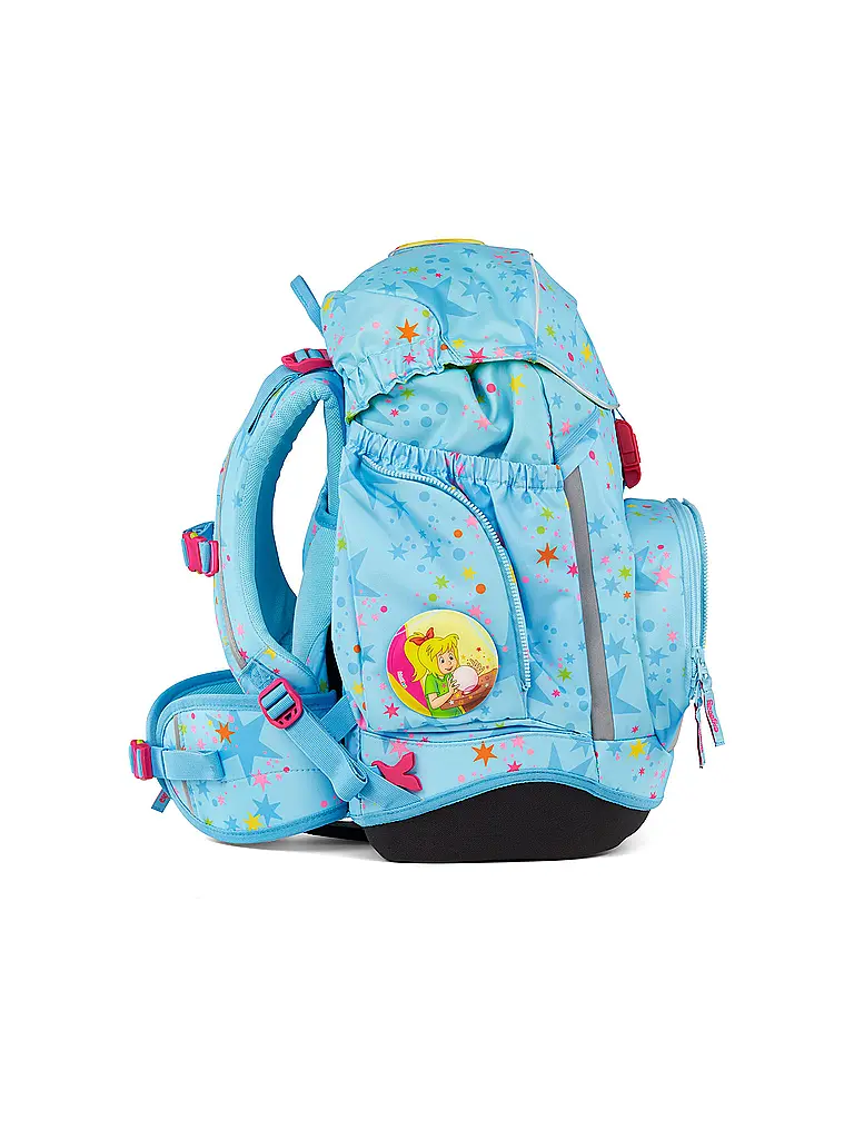 ERGOBAG | Set de sac à dos scolaire 6 pièces Pack Bärhext | Bleu clair