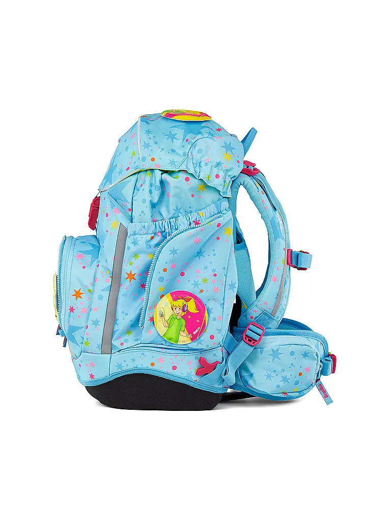 ERGOBAG | Set de sac à dos scolaire 6 pièces Pack Bärhext | Bleu clair