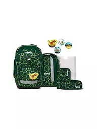 ERGOBAG | Set de sac à dos scolaire 6 pièces Pack BärRex | Vert foncé