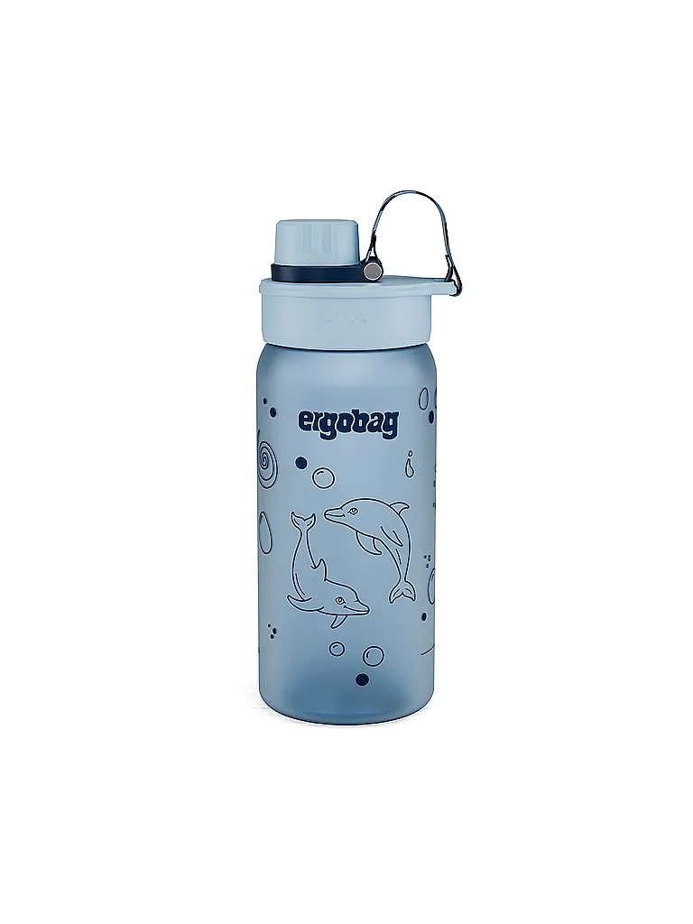 ERGOBAG | Trinkflasche Delfin | Bleu clair