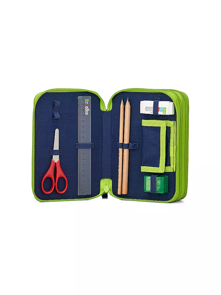 ERGOBAG | Trousse - Maximäppchen SpitzenreitBär | Bleu foncé