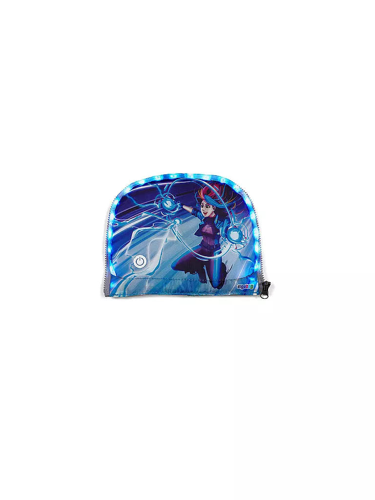 ERGOBAG | Zip Set Zippies LED - Super-héros | bunt