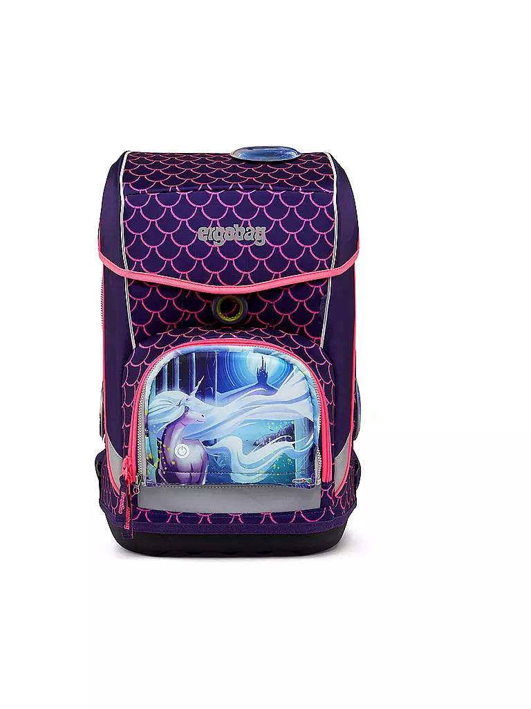 ERGOBAG | Zip Set Zippies LED Licorne | bunt