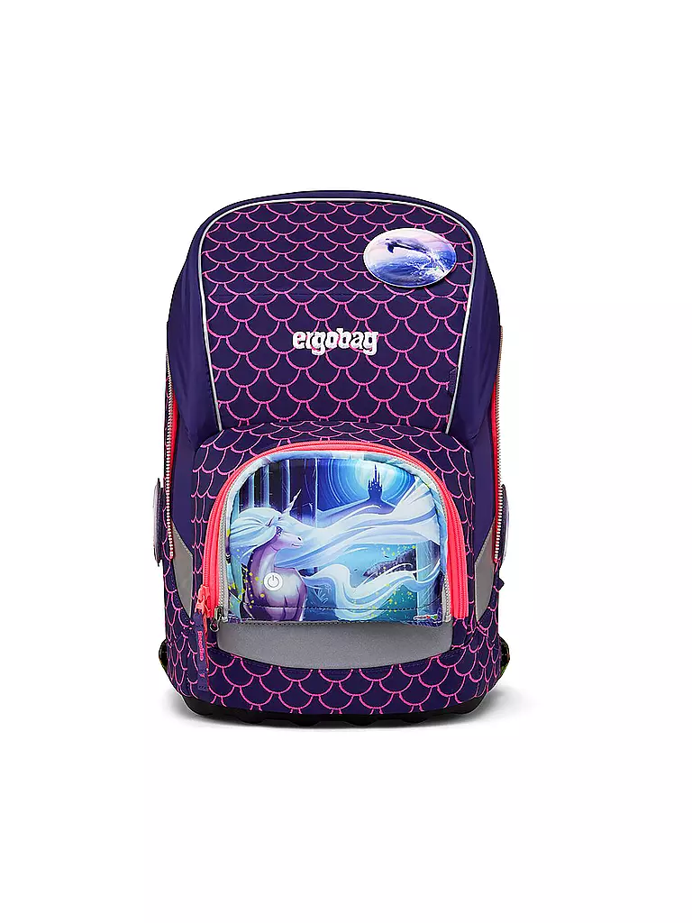 ERGOBAG | Zip Set Zippies LED Licorne | bunt