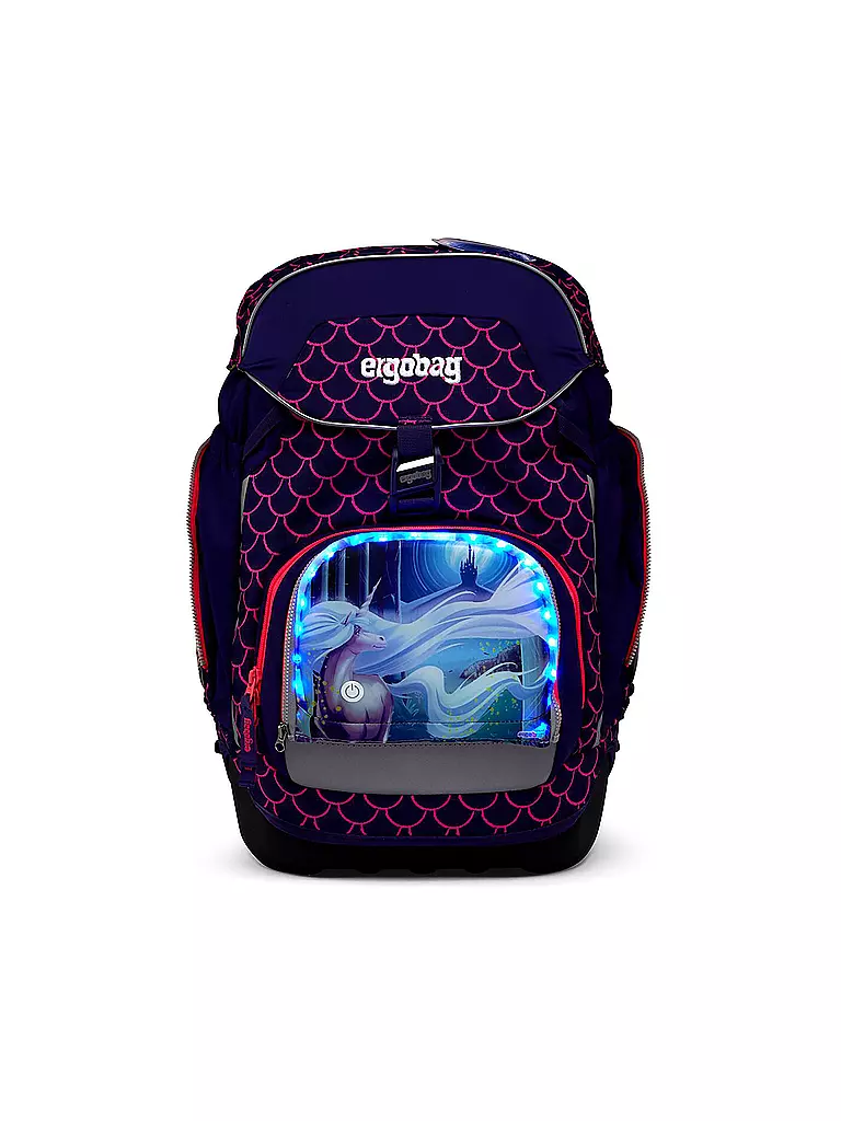 ERGOBAG | Zip Set Zippies LED Licorne | bunt