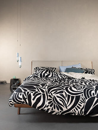 ESSENZA | Parure de lit en satin 70x90cm / 140x220cm ALLORI Anthracite