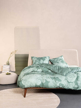 ESSENZA | Linge de lit en satin EUNICE 70x90/140x200cm Dusty Teal
