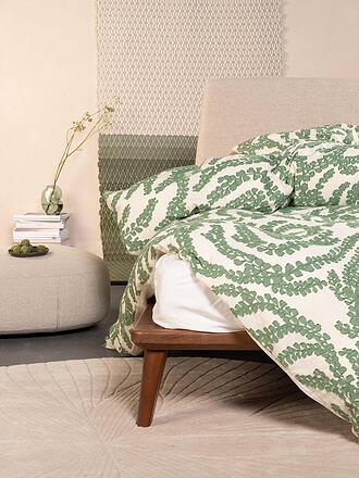 ESSENZA | Satin Bettwäsche ELERIA 70x90/140x200cm Green