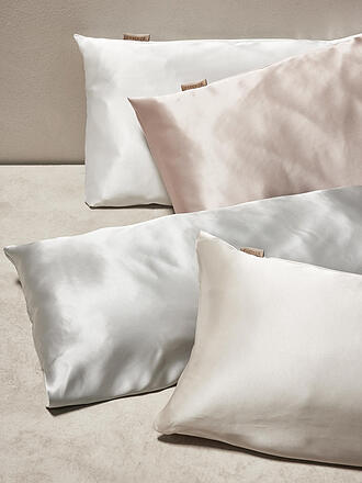 ESSENZA | Taie d'oreiller en soie 40x60cm ALICE Cloud Grey