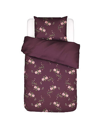 ESSENZA | Parure de lit en satin MAREN 70x90cm/140x200cm Mauve Wne