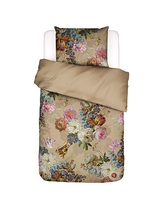 ESSENZA | Parure de lit en satin ROSABELLE 70x90cm/140x200cm Golden Sand