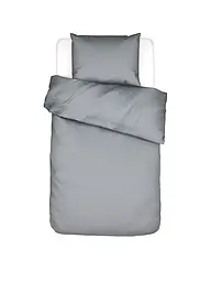 ESSENZA | Linge de lit en satin 70x90cm / 140x200cm COLETTA Moss | Gris
