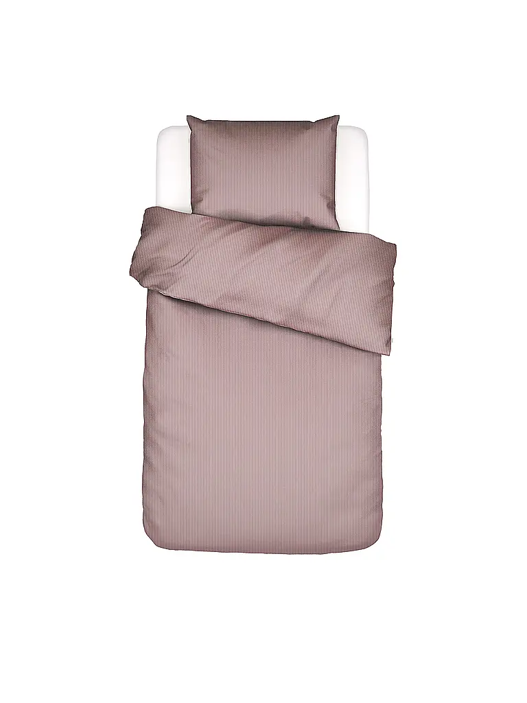 ESSENZA | Housse de couette en satin 70x90cm / 140x200cm COLETTA Woodrose | Rose