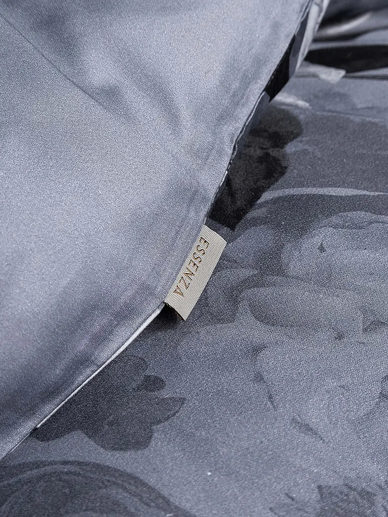 ESSENZA | Housse de couette en satin 70x90cm / 140x200cm FLOOR Global Grey | 