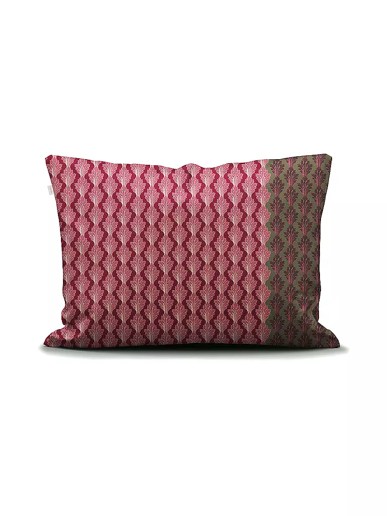 ESSENZA | Housse de couette en satin 70x90cm/140x200cm TESSE Rouge Cerise | 