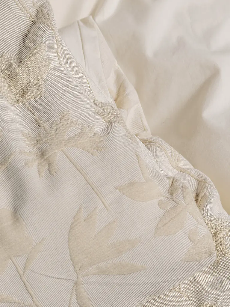 ESSENZA | Linge de lit en coton 70x90cm / 140x200cm MARIBEL Avoine | beige
