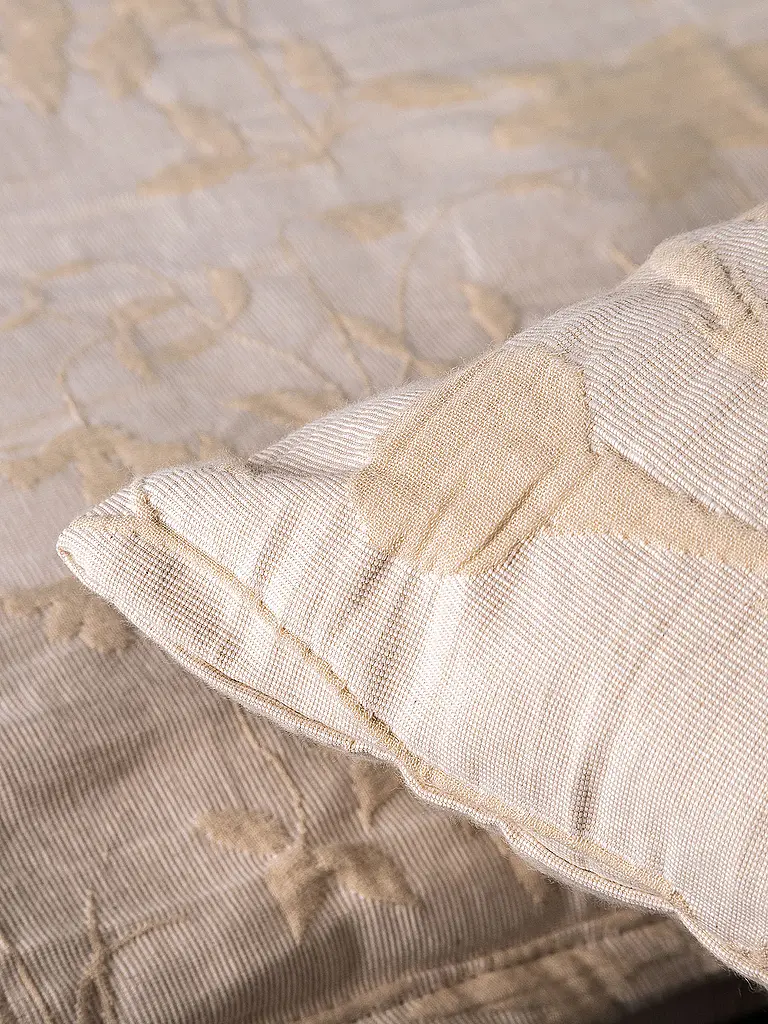 ESSENZA | Linge de lit en coton 70x90cm / 140x200cm MARIBEL Avoine | beige