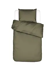ESSENZA | Linge de lit en satin 70x90cm / 140x200cm COLETTA Moss | Olive