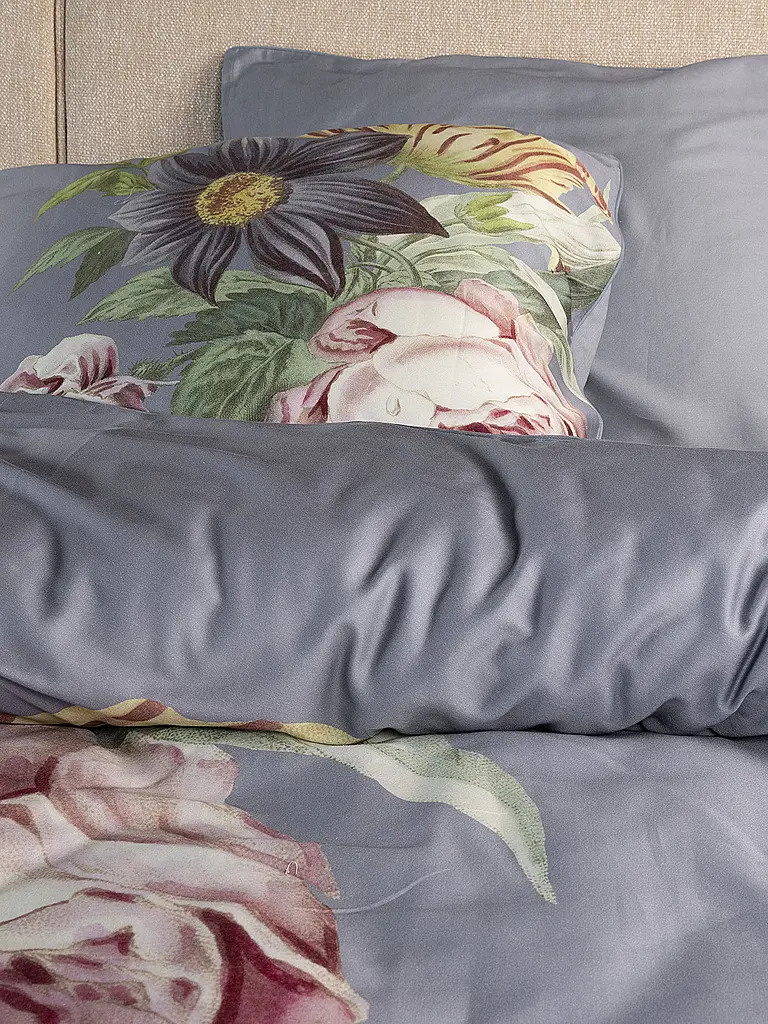 ESSENZA | Linge de lit en satin 70x90cm / 140x200cm MADIA Global Grey | 
