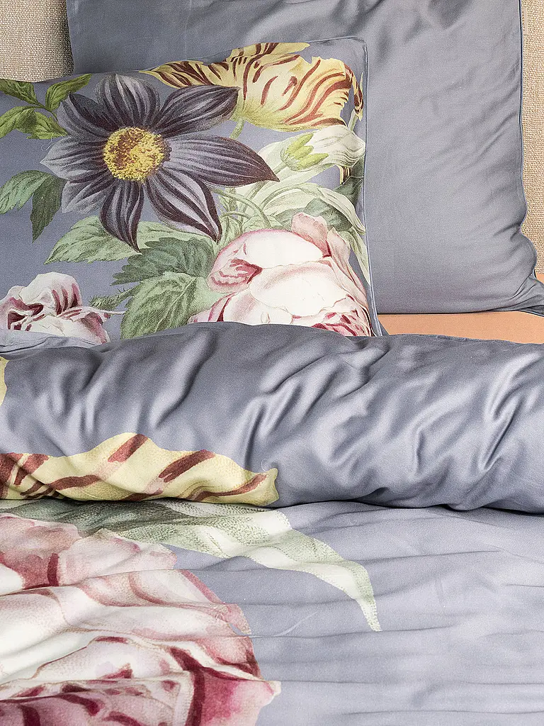 ESSENZA | Linge de lit en satin 70x90cm / 140x200cm MADIA Global Grey | 